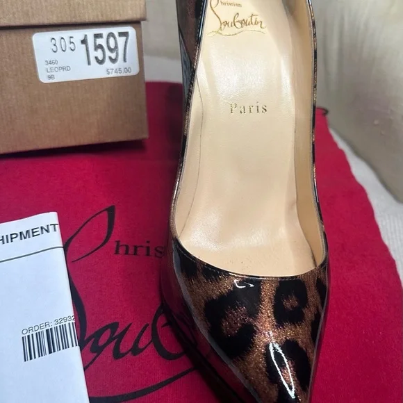 Christian Louboutin Brown Leopard Heels - Picture 5 of 7